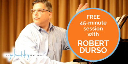 Join us for a FREE 45-minute live stream session for Teachers and Students of The Taubman Approach with Robert Durso! Visit bit.ly/45minlive for more information and registration. #workshop #piano #golandskyinstitute