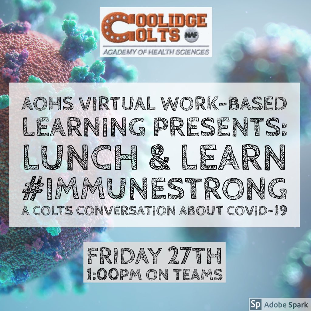 We are live❕

Oh how we miss our <a href="/CoolidgeAOHS/">Coolidge Academy of Health Sciences</a> future health professionals! It’s amazing to see how engaged they are staying during this time‼️<a href="/dccoolidgeshs/">Coolidge SHS DCPS</a> <a href="/dcpublicschools/">DC Public Schools</a> <a href="/NAFCareerAcads/">NAF</a>