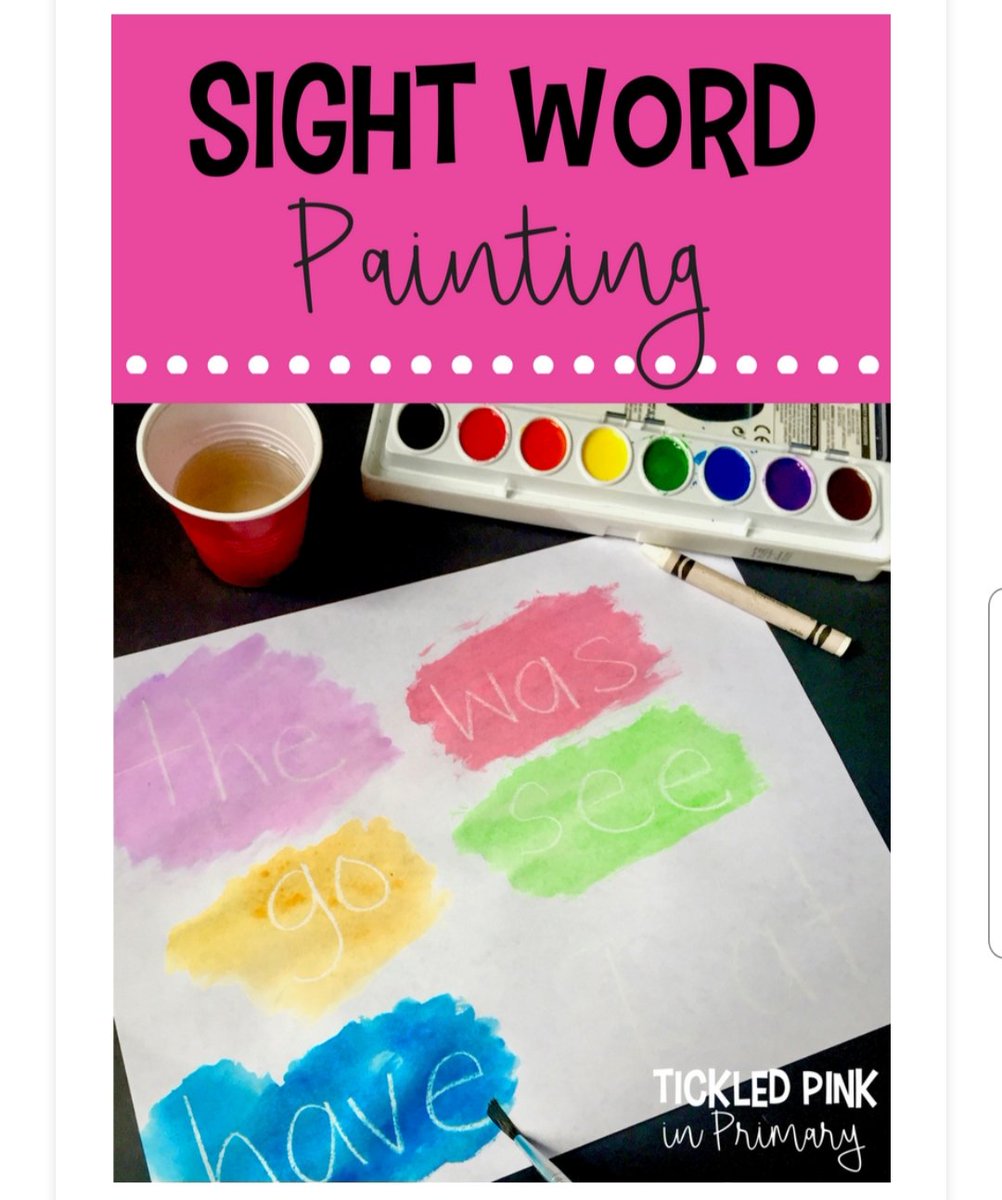 MsSourwine's tweet photo. Fun Friday activity. You just need a white crayon and some markers or watercolor paint. This is a fun way to practice identifying letters, numbers, or sight words. Write with the white crayon and then reveal by coloring over it. https://t.co/4E8hG0Rwp2