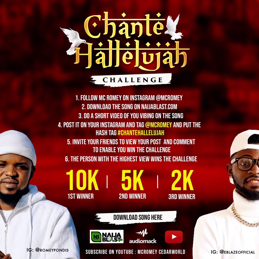 PetersxceLL's tweet photo. #stayhome #staysafe🎗get entertained join the positive vibrations and #chantehallelujah🕊challenge. To join  kindly follow the instructions on the Art below 👇🏽

Download song for free with the following link.👇🏽
https://t.co/5mpnWflg4a https://t.co/pUU17kzO1z