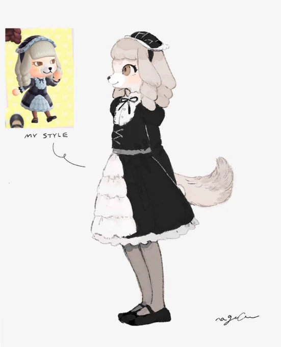 あつもりのオシャレ楽しい。いぬはな…? 