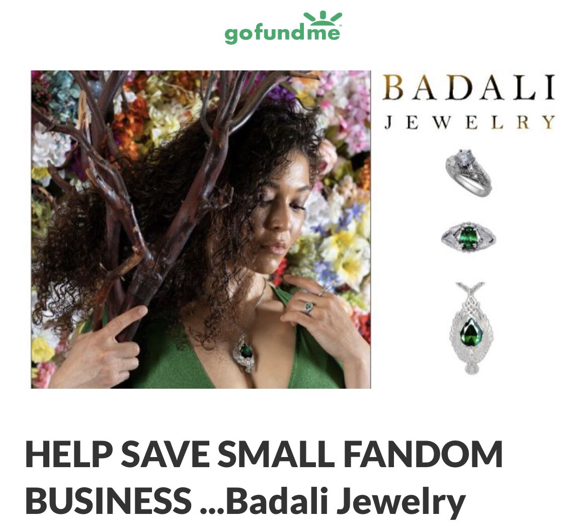 BadaliJewelry's tweet photo. We are a small family fandom business, if you can, we would appreciate any help. We love what we do and we love bringing your fandoms to life. 

Donate here: https://t.co/epsQsaUQgV

Check out our website: https://t.co/ZxGEogycVh

Gift cards: https://t.co/lQF0LMluIS https://t.co/JAHnwwbaaT