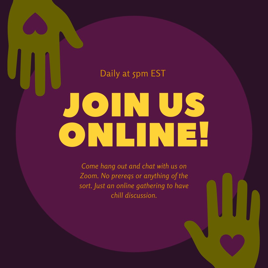 cuwise's tweet photo. We asked, you answered, and now we deliver! If you're feeling lonely or can't handle the isolation, join us and have a chat with fellow members. Starting tomorrow, @fareenlavji will be hosting the call on zoom everyday so join and keep her company!
https://t.co/FYR1dJGstJ https://t.co/HmtfE5ZaOh
