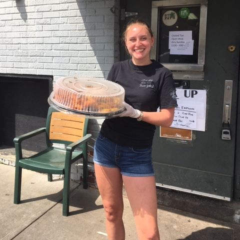We have our full menu available for curbside pick-up or non-contact delivery and are open 11:30 am-8:30 pm. Orders of $25+ will receive one dozen free eggs. 🍳 Pre-pay for your order and we will bring it to you car. 🚗