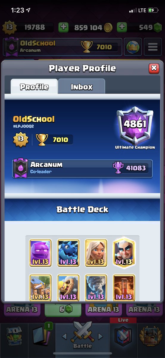 Not much but finally hit 7k after years of playing, thanks long season <a href="/ClashRoyaleRT/">ClashRoyaleRT</a>