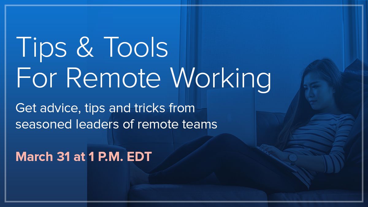 alertfindcom's tweet photo. Get expert advice from seasoned remote workers on how to maintain productivity and keep employees engaged: https://t.co/kH8kGvA9kX #RemoteWork #RemoteWorkWebinar https://t.co/tIeQBbrIIZ