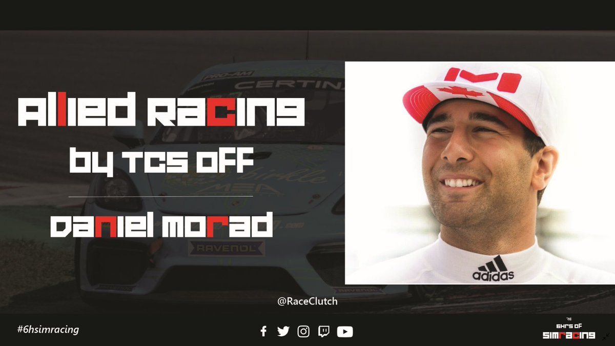 raceclutch's tweet photo. 🔴 Are you ready for a new GUEST ANNOUCEMENT? 
Please welcome the 2017 winner of the 24h of Daytona @DanielMorad 🏆
He will be racing a LMP2 for @Allied_eSports 🏎️

🗓️ Race date : 18th April

🗒️ Event info : https://t.co/E4HOMhOTFo… 
#RC https://t.co/dRSPP30WfM