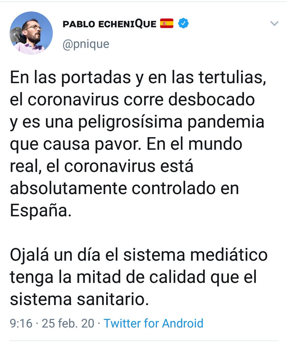 Porque los españoles no merecemos políticos tan irresponsables como este  #DemandaAlGobierno