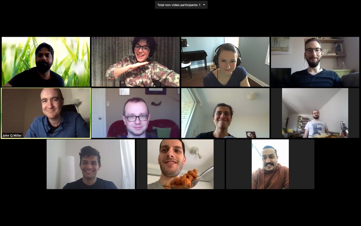 PhenoTips's tweet photo. Every second Friday the #PhenoTips team has lunch together to catch up. Now that we're #WorkingatHome  these meetings are more important than ever. Lots of laughs were shared and spirits are high. 

How is your Friday going? 

#FridayFeeling #WorkingFromHomeChallenge #FridayFun https://t.co/Y3p34yqUlk