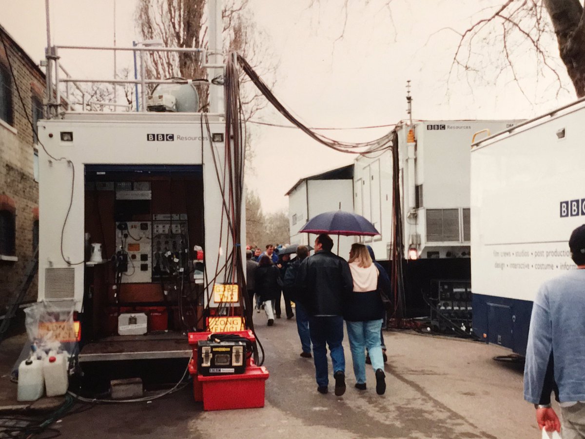 stevechalles's tweet photo. Archive OB pics - 3 of 6: No University Boat Race from Putney to Mortlake this coming weekend, so a look back at the OB Units on the towpath at Putney over the years; here’s the late 90’s with #BBCOutsideBroadcasts in the BBC Resources era (2 different years in these pics) https://t.co/twJiE2k8S2