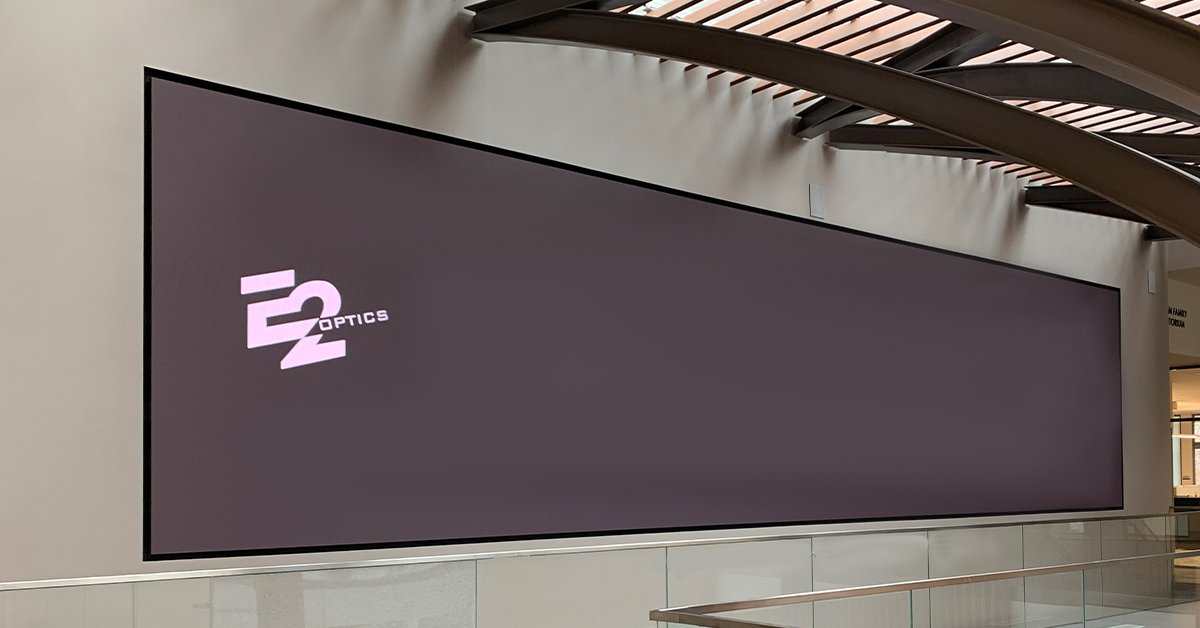 E2_Optics's tweet photo. We are excited to reveal the finished product of this 40 ft x 9.5 ft video wall! We will be sharing the location next week along with a time lapse video showing our work from start to finish. Be sure to check it out!
#e2optics #videowall #audiovisual https://t.co/RgXHGOkury