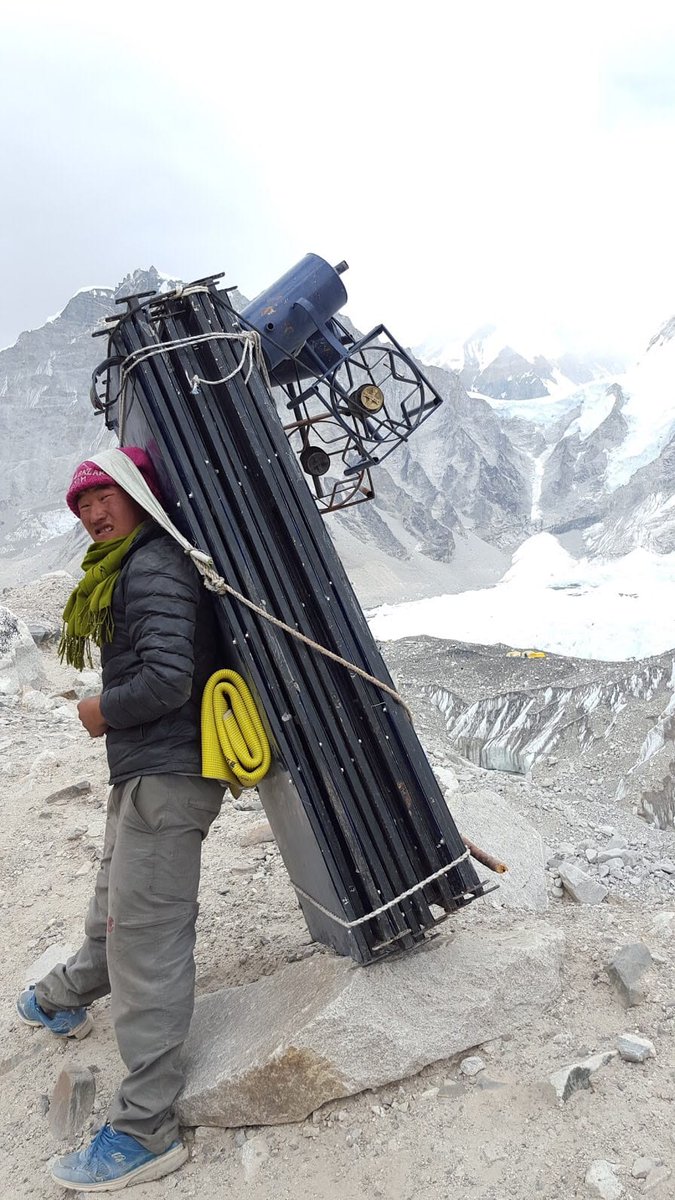 jkarpuk73's tweet photo. Using sherpas to attemp high altitude crossing of US border to avoid steel tariffs #NoCanadian ever. https://t.co/Be3lrXNprh