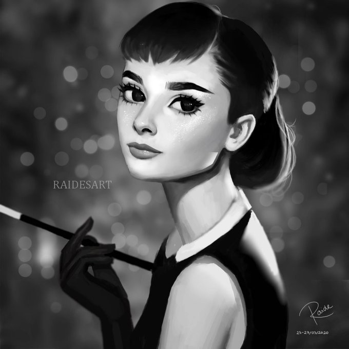 's Media: RT @RaidesArt: Portrait of the beautiful Audrey Hepburn ^^
#audreyhepburn #portraitart #classy #bla 's Media: RT @RaidesArt: Portrait of the beautiful Audrey Hepburn ^^
#audreyhepburn #portraitart #classy #bla