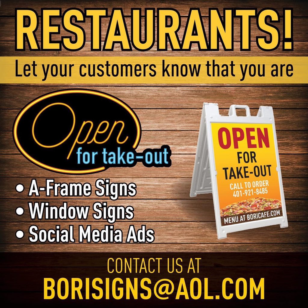 Reminder that even during #socialdistancing we still have to eat! Let’s not forget to support our local restaurants during this time! We are here to help you get the word out, just send us an email 📧! #localbusiness