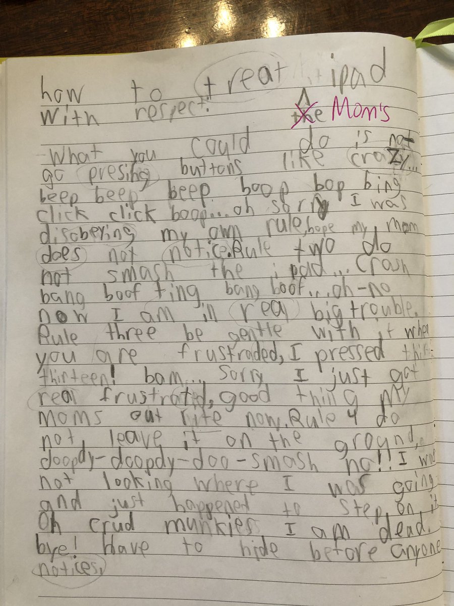 Getting Rory ready for home learning with today’s writing assignment....can’t decide if this means he’s ready or not ready?!
