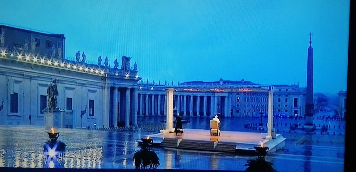 When you rule Christendom but all your subjects are social-distancing.