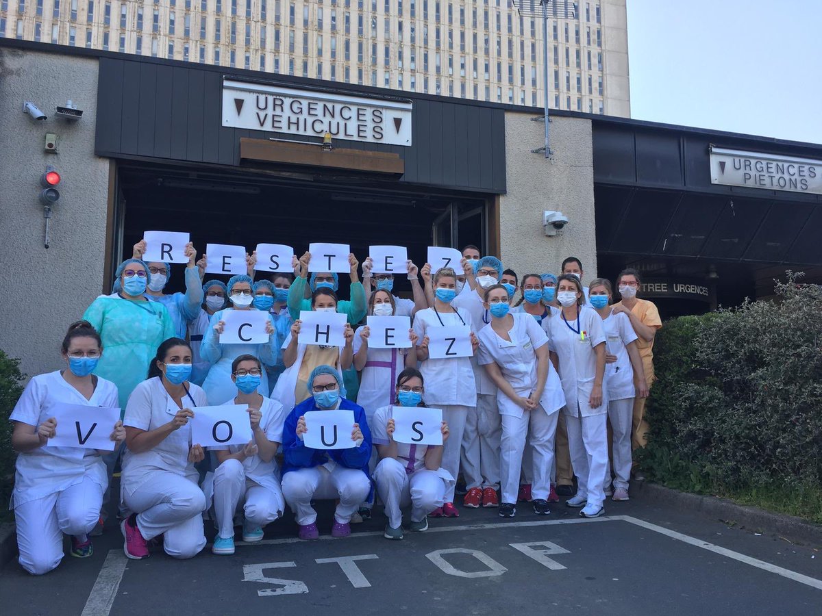 oulkhouir's tweet photo. #urgencecovid19 @CHU_Caen #RestezChezVous #stayhome https://t.co/AmizoKCXEt