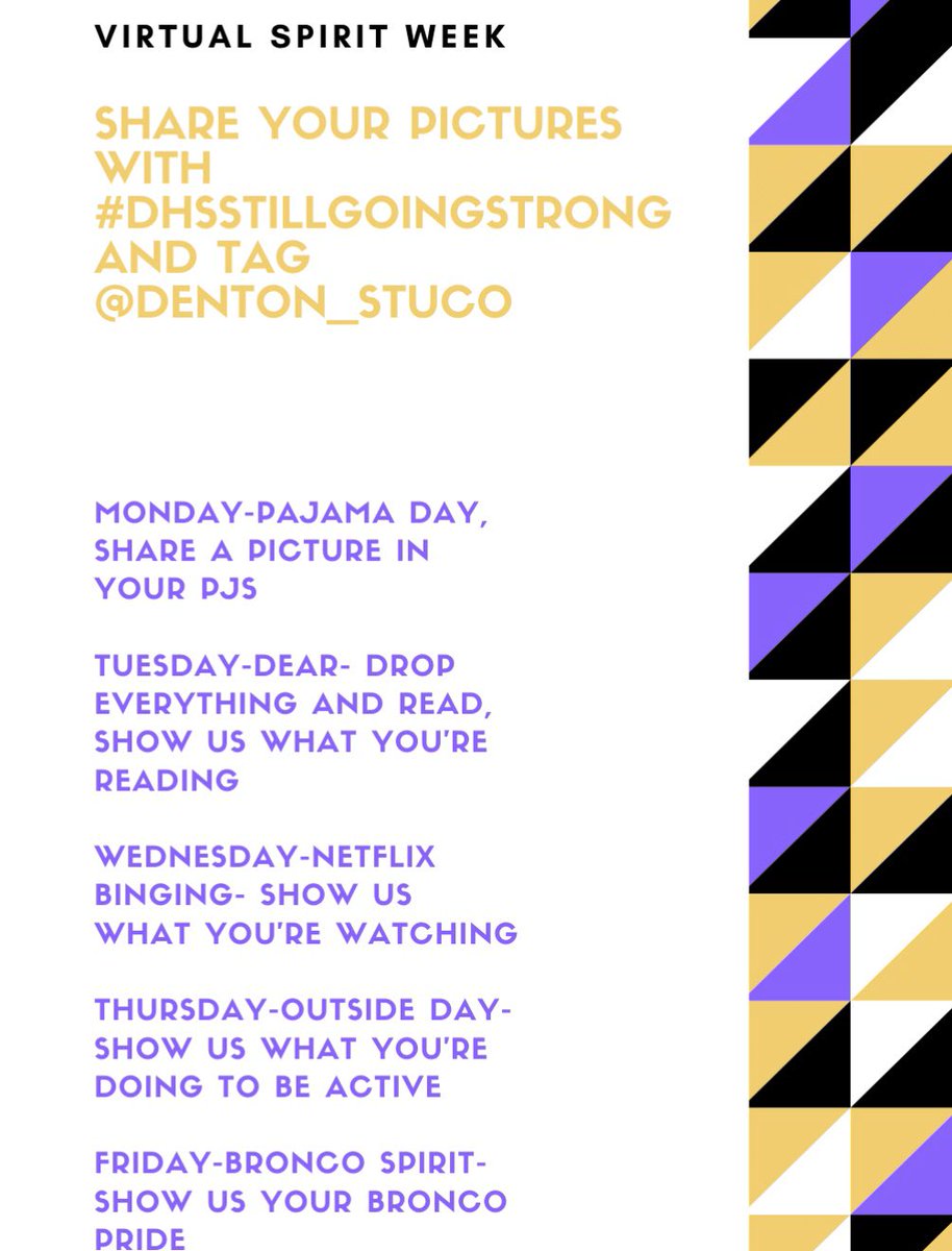 Denton High STUCO tweet media