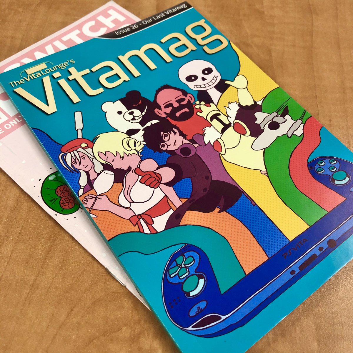 Last issue of Vitamag arrived!! This is a great cheer up during a difficult time. <a href="/TheVitaLounge/">The Vita Lounge</a> <a href="/SwitchPlayerMag/">SPM Holding Page</a> #vitaisland #psvita
