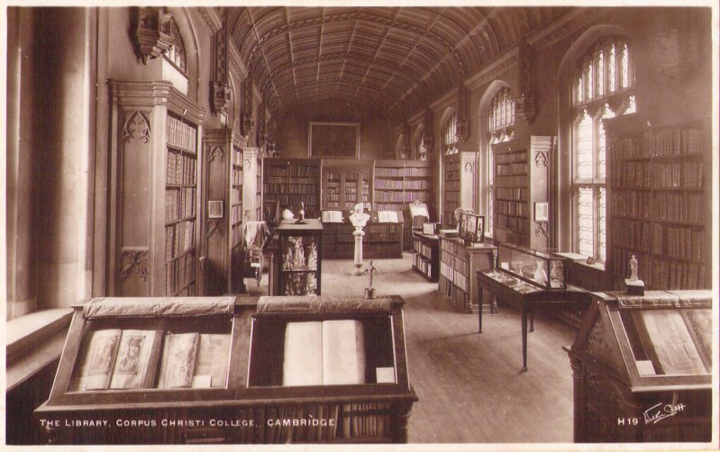 ParkerLibCCCC's tweet photo. [3/3] One winter's night, industriously toiling away on his #Corpus catalogue in the #ParkerLibrary &amp; absorbed in true scholar-antiquarian style, James finished work &amp; went to leave, only to discover that the College porters, unaware of his presence, had locked him inside... https://t.co/jmptDDiIZy