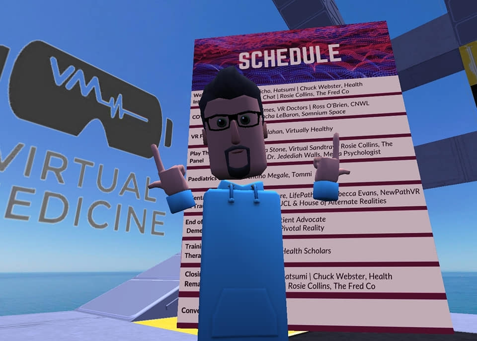 RealityNomad's tweet photo. #BeyondDistance My first in-VR speech about @tommigame, mind blowing experience! Thanks to @SarahTicho @wareFLO @TheFredCompany @rossobr1en @keithgrimes and to all the speakers and attendees sharing the stage!
#vmed2020 #IEEVR #SoftcareStudios #FringeVR https://t.co/lF7nQbPNEu