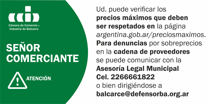 CAMARA DE COMERCIO e INDUSTRIA DE BALCARCE tweet media