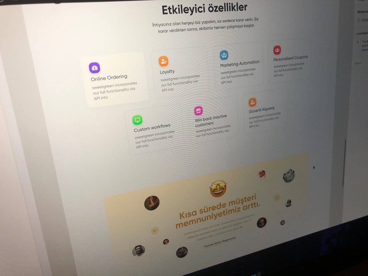 ardaarican's tweet photo. Something's new is cooking in the kitchen. #landingpage #ui #ux #dirbbble #figma #website #page https://t.co/w5uo7XBLRj