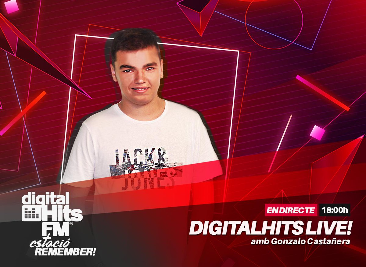 digitalhitsfm's tweet photo. ‼️ Arriba @gonzacastanera a la teva #EstacioRemember fins a les 21h del vespre🖐🏻 Va, connecta't (però esperem que des de casa)! 📻 FM Catalunya | https://t.co/MagZrHXQDU https://t.co/gYfusixR6p