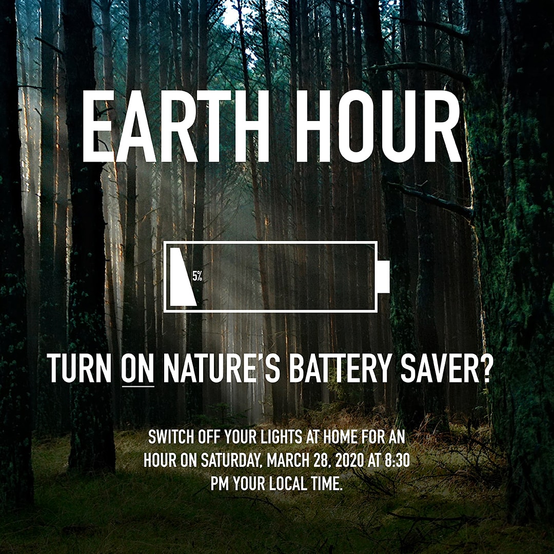 #EarthHour2020 <a href="/OneMinuteBriefs/">One Minute Briefs ⏱️</a>