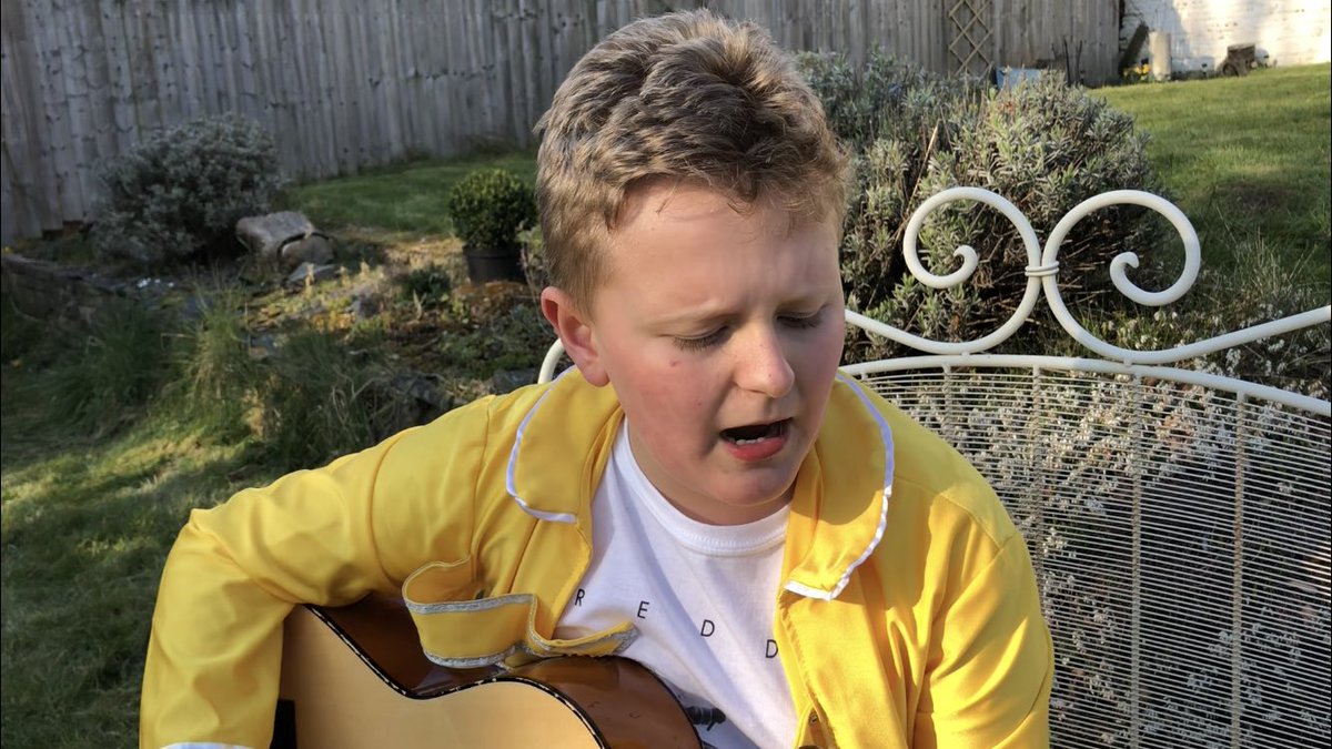 Joe went to see <a href="/QueenWillRock/">Queen</a> with <a href="/adamlambert/">ADAM LAMBERT</a> when he was 5 and it set him on the road to rock. <a href="/DrBrianMay/">Dr. Brian May</a> <a href="/OfficialRMT/">Roger Taylor</a> look what you’ve created. #joesjukebox #fatbottomedgirls youtu.be/vuW-yar_x7o