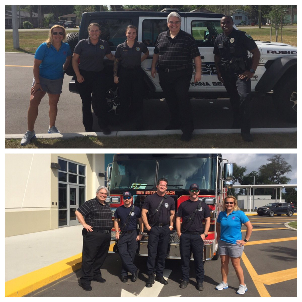 Shout out to our amazing #CESWildcat teachers, the NSB fire &amp; police departments; Mayor Russ Owens and City Commissioner Jason Mcguirk for the amazing parade through our school zone!  Thanks to students &amp; families for coming out and signs that touched our ❤️.