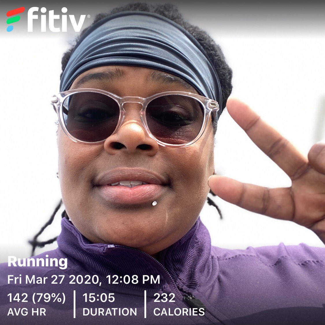 tiffthetechie's tweet photo. One mile completed - #FitStrong https://t.co/y61qLSDg6m
