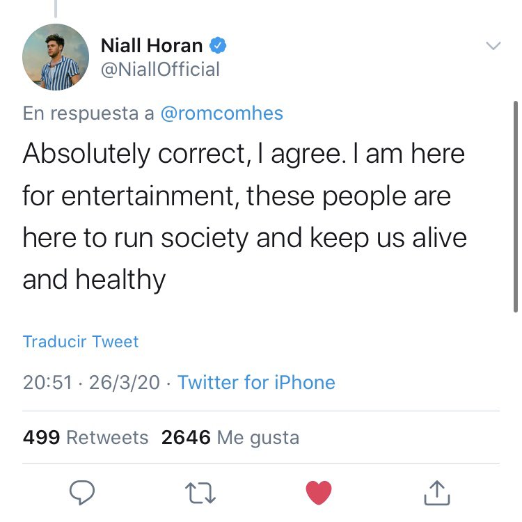 During this self-isolation and hard days around the world he took the time to appreciate the hard work of medical staff who are doing an incredible job to keep our safety and health going. He’s an incredible man