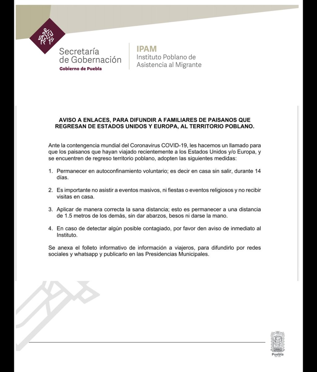 HAhuatempan's tweet photo. Evitemos poner en riesgo
#ContinuidadEsProgreso
#ahuatempan2020 https://t.co/ccSyhsLDkX