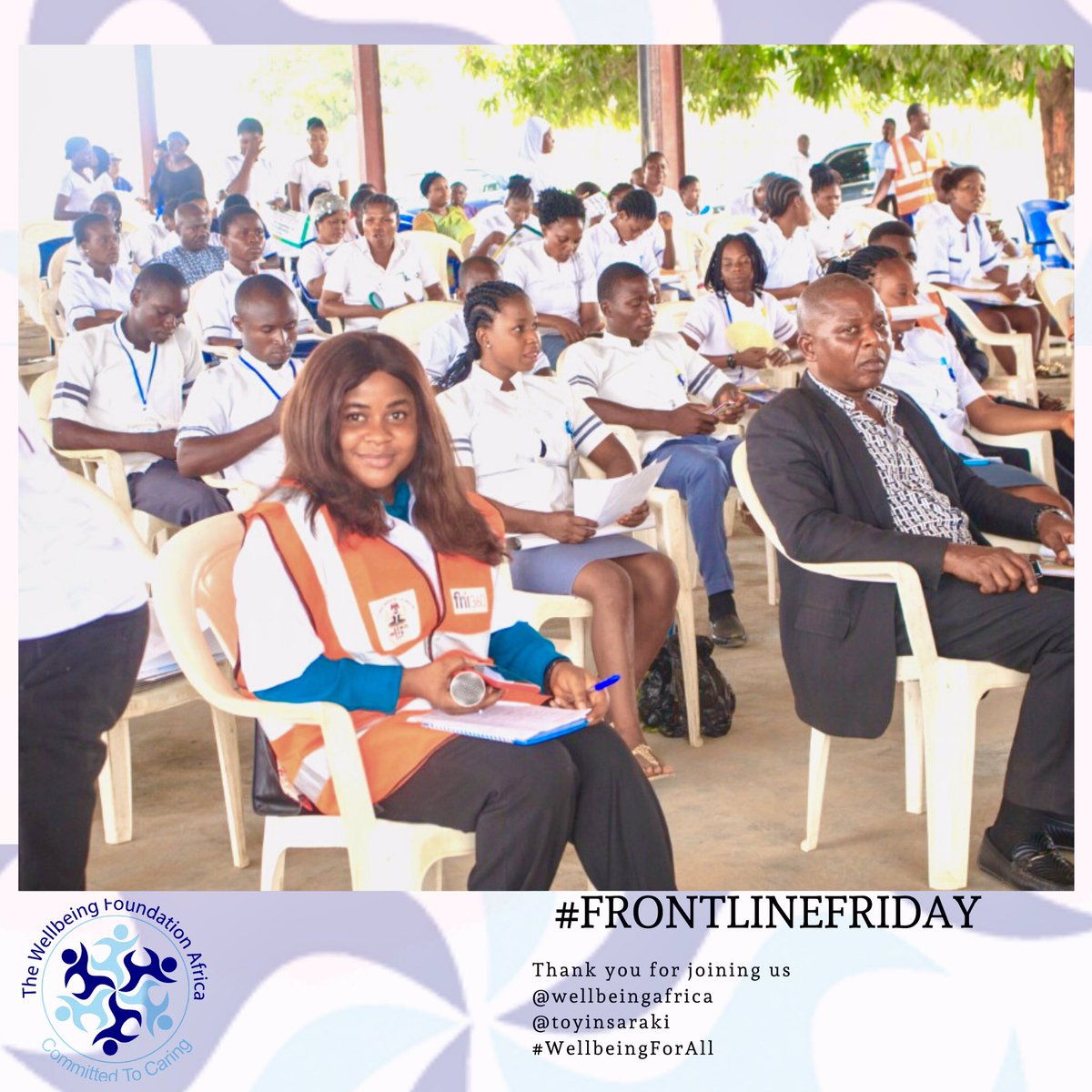 wellbeingafrica's tweet photo. #FrontlineFriday #WeApplaud #HealthCareWorkers #WellbeingAfrica #TeachClean #HygieneInHCF #SafeSurfaceChallenge #SafeSurfaceScience #CommittedToCaring #Alaafia #Wellbeing4All @toyinsaraki @who @who_africa https://t.co/KKJ8NRdXDG