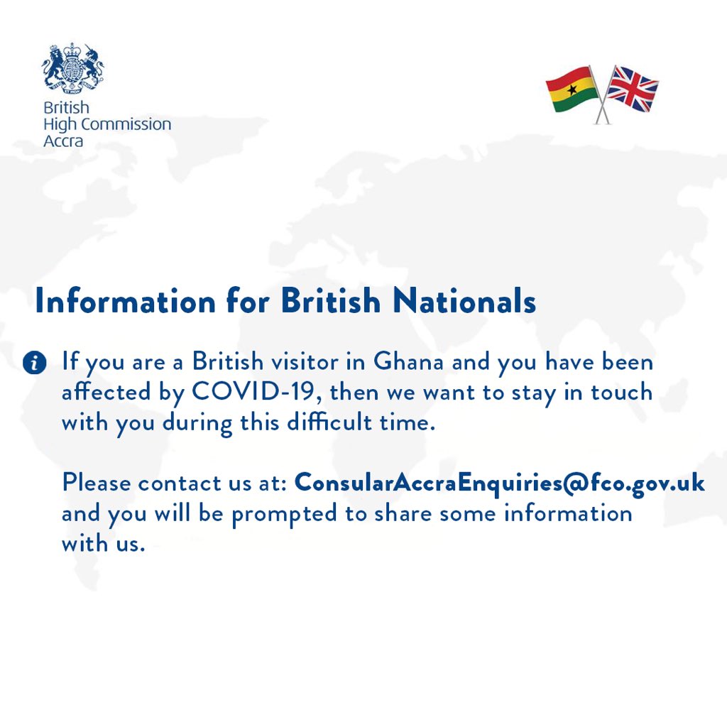 📣 Important information for British visitors to Ghana
