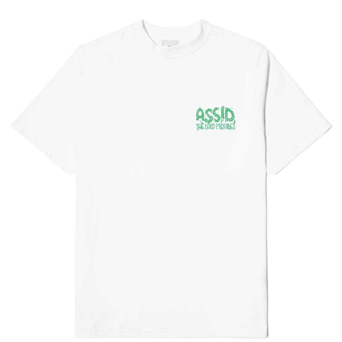 bodega's tweet photo. Assid LORD PROVIDES TEE - https://t.co/EjHnlcbDn8 - now available online at Bodega - Free USA shipping on orders over $100 - Use code: BODEGAUSA #assid #bdgastore #bodega https://t.co/UFDJHMB7er