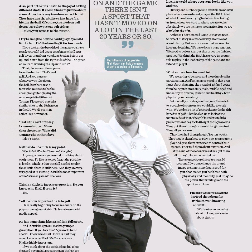 Niall became a businessman after he founded the Golf Management Company, he has spent the last 4 years running this company and most importantly supporting all his players in every aspect of their careers. He also has spoken about the importance of women on this sport