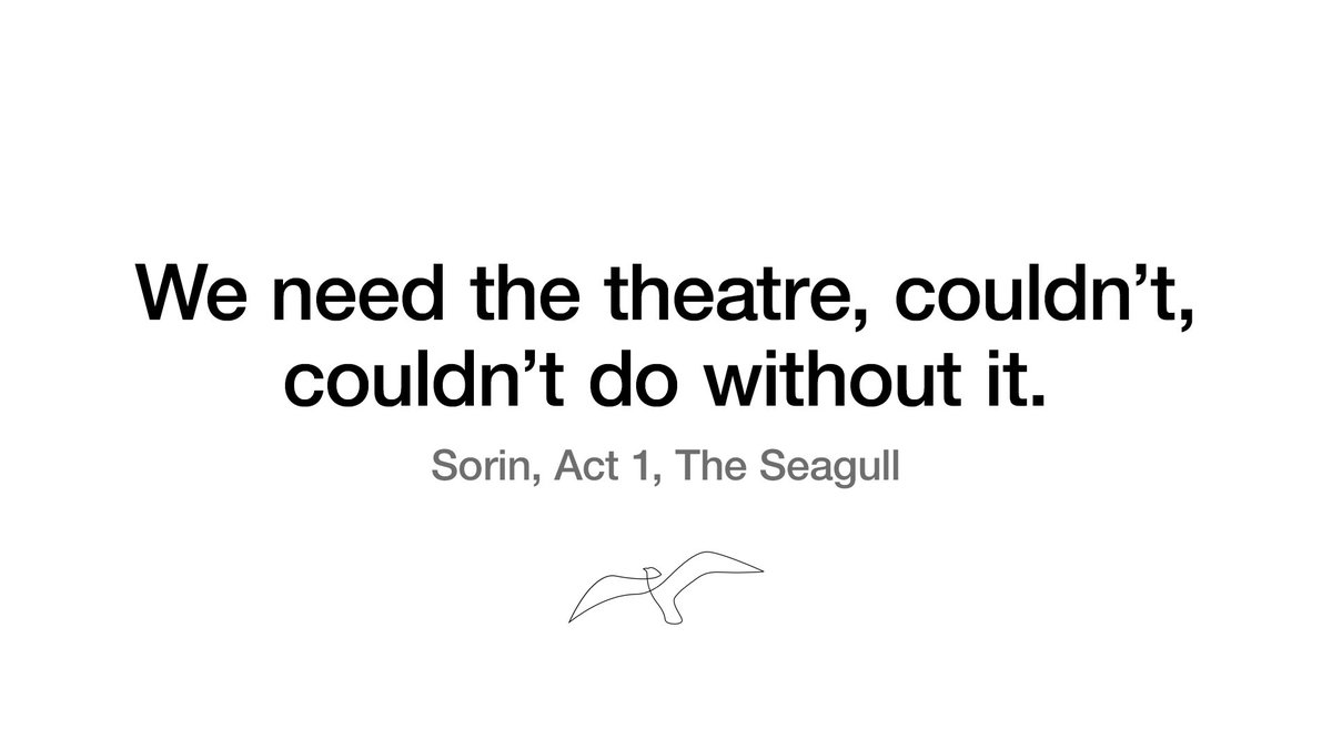 Happy #WorldTheatreDay. Can't wait for our magic industry to take flight again.