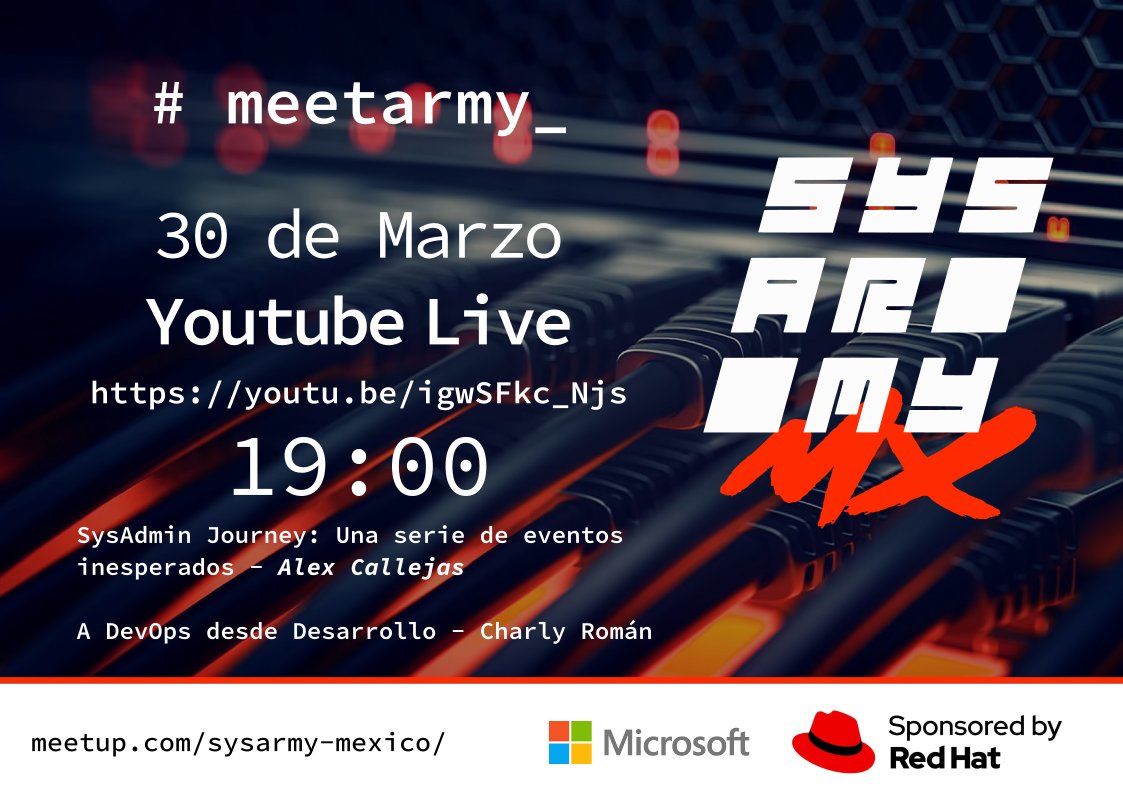 Carlangueitor's tweet photo. Este lunes tenemos #MeetArmy virtual, @dark_axl y yo, traemos charlas bien buenas, asi que anotense! https://t.co/WzzK7BN8Or https://t.co/A2BNBJdPm7
