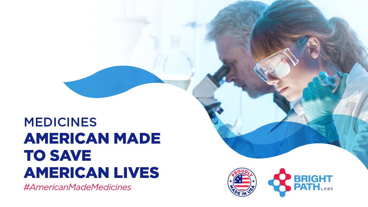 liligil's tweet image. We applaud policymakers signing the CARE Act! 
@_BrightPathLabs' agile technology, part of the 
@FDA Emerging Technologies is ready to make Hydroxychloroquine in the USA. Let’s bring back drug mfgr to America. @WhiteHouse @POTUS @AP
 brightpathlabs.com #AmericanMadeMedicines