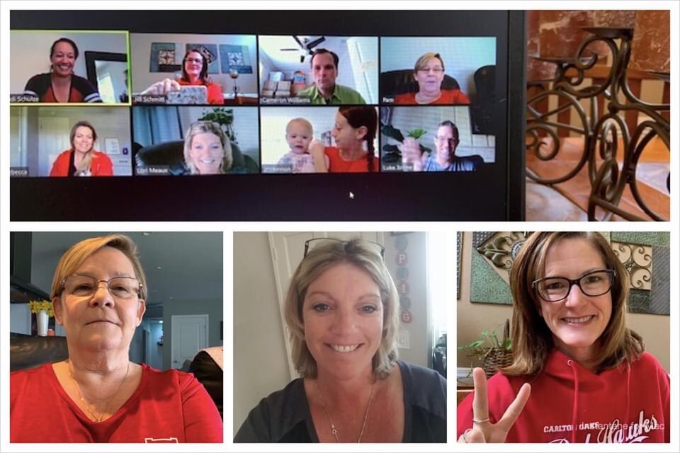 Today’s High Flyer challenge on Facebook Live: Show us your Red Hawk spirit with your favorite spirit wear! Look who decided to join in! Check out the challenge and details on how participate at facebook.com/CarltonOaksSSD #RedHawksRISE <a href="/SSDKristin/">Kristin Baranski, Ed.D</a> <a href="/drsmpierce/">Dr. Stephanie Pierce</a>