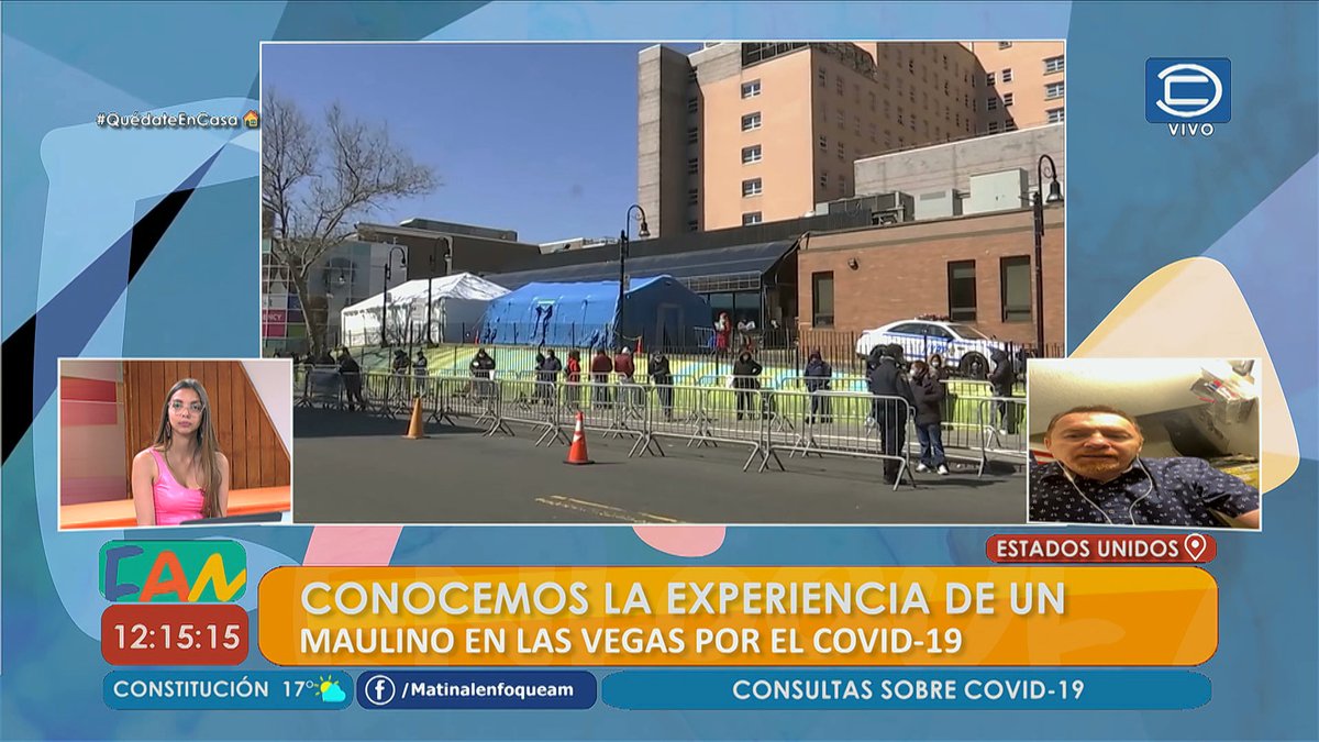 ENFOQUEAM's tweet photo. #Entrevistas, #Informaciones #EnVivo y #testimonios de la #Pandemia de #COVID19 en el #Mundo entre los diversos temas tratados y conversados este día viernes 27 de #Marzo en el #Matinal @ENFOQUEAM de @TVCONTIVISION https://t.co/jcNGNkzlNJ