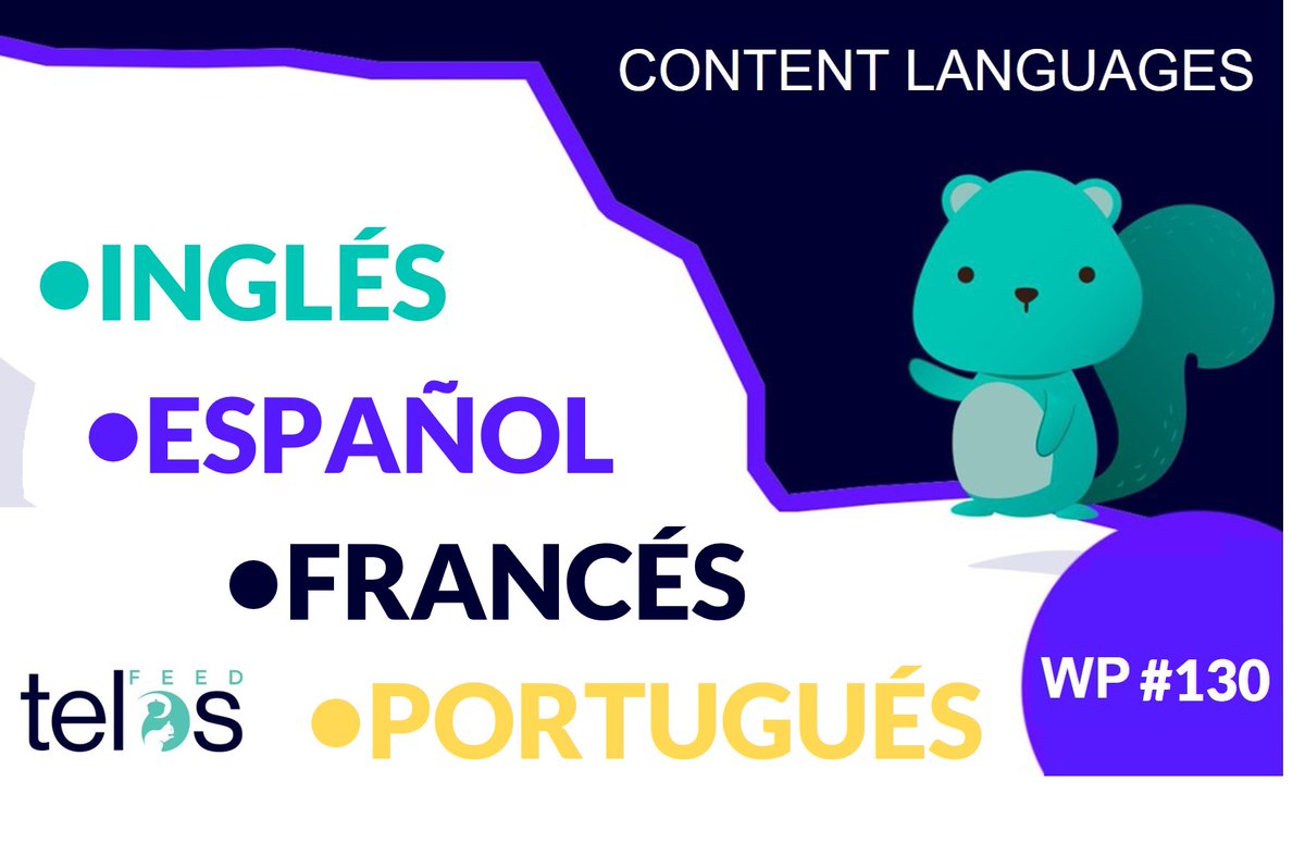 telosfeed_es's tweet photo. Nuestro objetivo en @telosfeed_es es conectar a las personas con #Telos y que consigan su #propósito.
En nuestra nueva propuesta vamos a crear nuevo contenido para hablantes de francés y portugués.
#Telosworks #telos #telosfeed https://t.co/X1r3IbZlnx