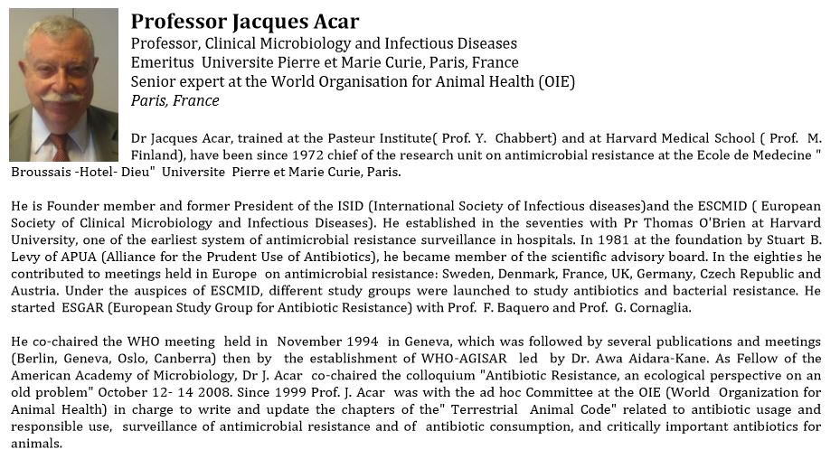 KAWcoalition's tweet photo. Professor Jacques Acar who spent much of his career researching and developing policy related to antibiotic resistance has passed away due to COVID-19. He will be missed.  @OIEAnimalHealth @WHO https://t.co/hRHQsnDx8F