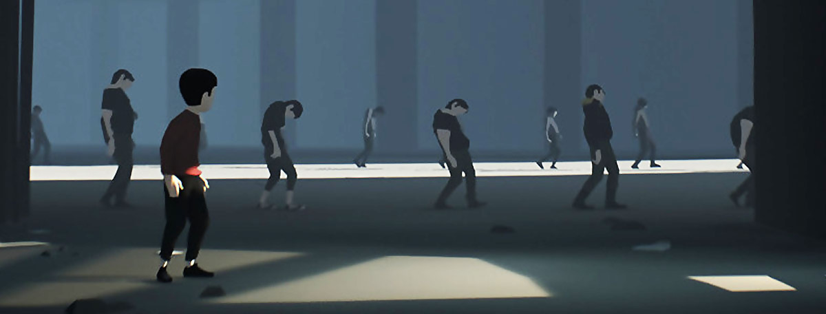 Puis en tant qu’artiste, notamment suite à l’essor des productions indépendantes qui ont attirées son attention pour leur caractère créatif et original : Monument Valley, Journey, Inside, etc. Il cite également des classiques parmi ses références : Ico, Shadow of the Colossus.