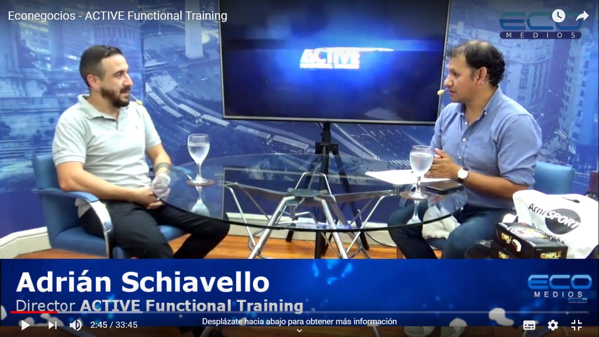 gabylosino's tweet photo. Entrevista a @adrischiavello Director de @activefuncional en Programa #EcoNegocios con @purobranding (26 de Marzo de 2020).
https://t.co/Kjc9fIitNV
#Prensa #Medios #Clipping #ACTIVE #FunctionalTraining #Fitness #EcoNegocios #EcoMedios #Training #Fitcode #Emprendor #PYME #Gym https://t.co/BNUyYcEGG2