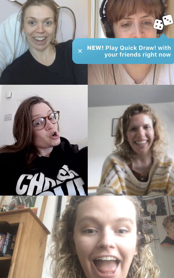 ScratchworksC's tweet image. Happy #nationaltheatreday from team #greattrainrobbery keeping in touch, playing games and staying creative during this strange time for the arts!