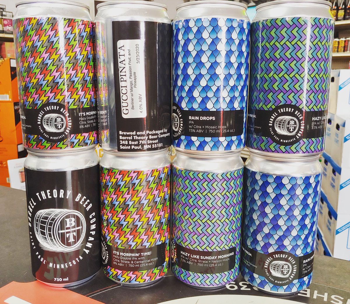 We've got <a href="/BarrelTheory/">Barrel Theory</a> crowlers!!! Come on in or social distance even more by emailing your curbside pickup orders to orders@minnehahalakews.com.#mncraftbeer #barreltheory