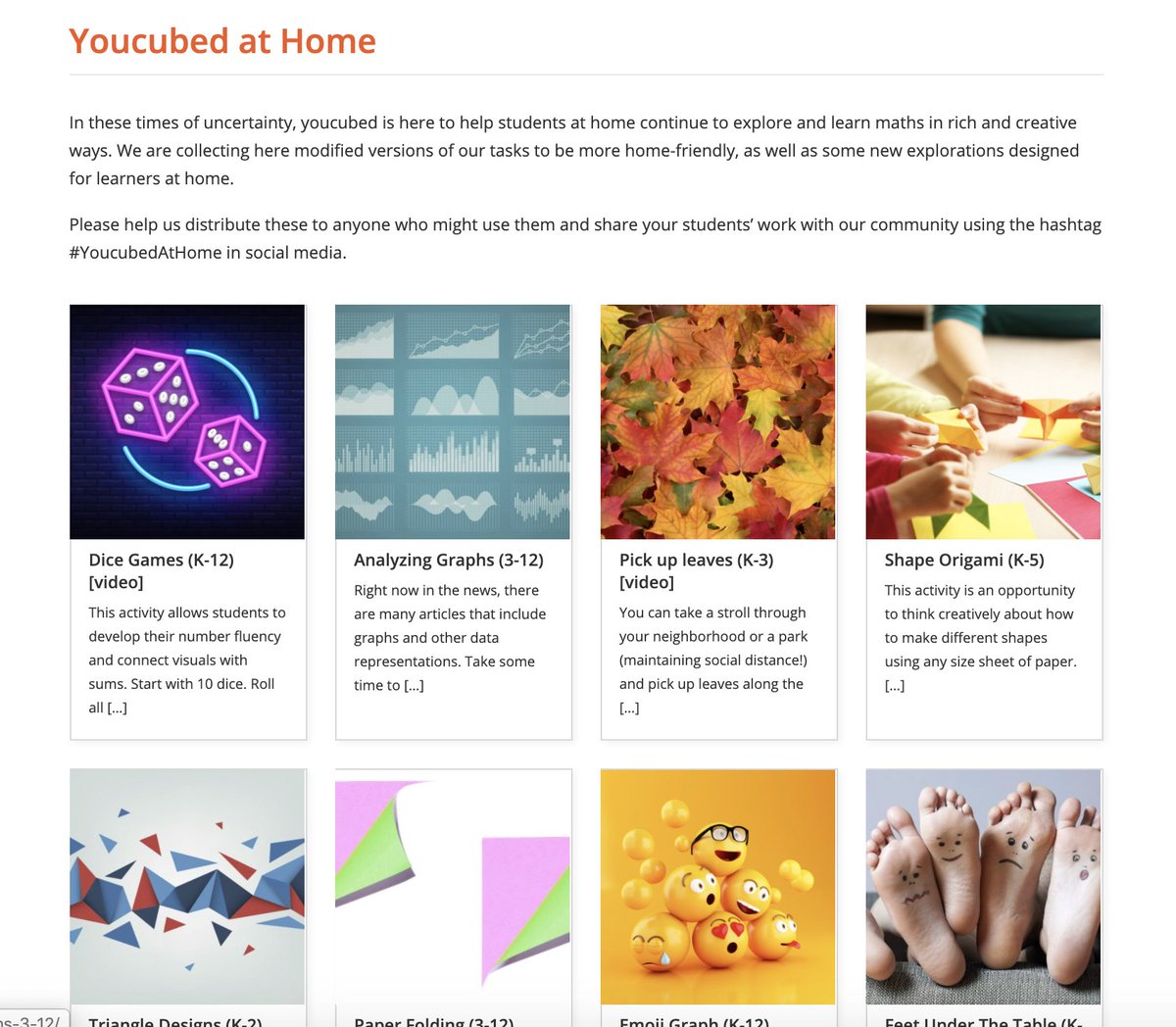New resource for maths at home from my youcubed team: youcubed.org/resource/youcu…